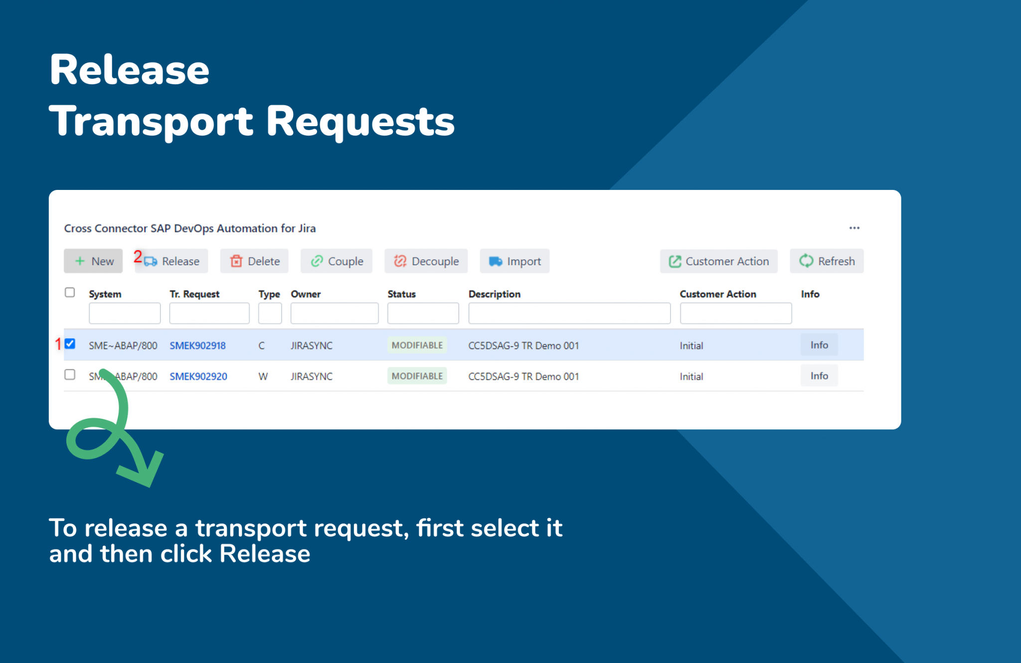 Release Transport Requests