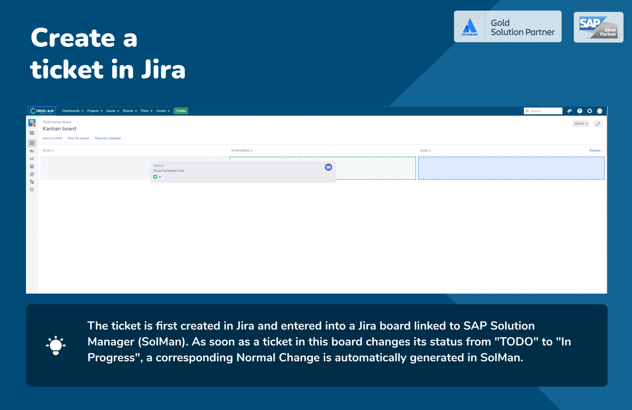 Create a ticket in Jira